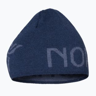 Žieminė kepurė NORRONA MerinoUll Logo Beanie indigo night melange