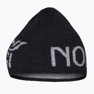 Žieminė kepurė NORRONA MerinoUll Logo Beanie caviar melange