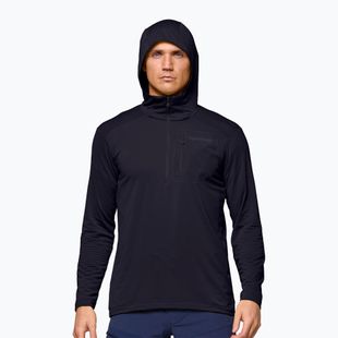 Vyriškas žygio džemperis NORRONA Falketind Warm1 Hood caviar black