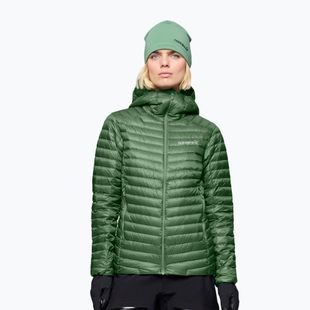 Moteriška pūsta striukė Norrona Trollveggen Down800 Super Light Hood Dark Ivy