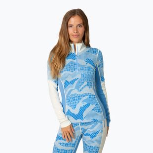 Moteriškas termo džemperis KARI TRAA Olea Half Zip ocean