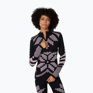 Moteriškas termo džemperis KARI TRAA Faith Half Zip black
