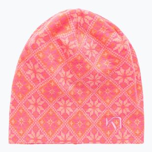 Žieminė moteriška kepurė KARI TRAA Rose Beanie bubblegum