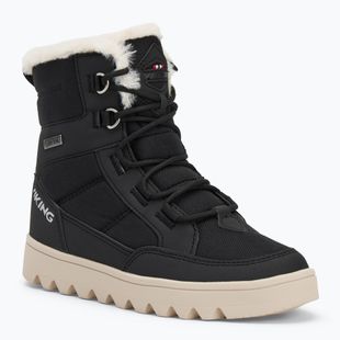 Vaikiški sniego batai Viking Footwear Fleek Warm GTX Zip black