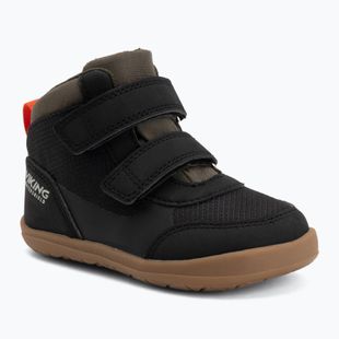Vaikiški barefoot batai Viking Aspen Barefoot Mid 2V Waterproof black