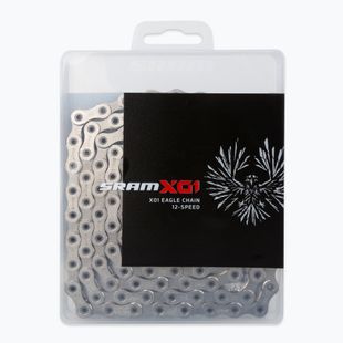SRAM CN PCX01 EAGLE 126LI W/ PWR.LC dviračio grandinė sidabrinė 00.2518.023.011