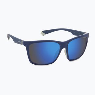 Saulės akiniai Polaroid PLD 2126/S blue grey/blue mirror polarized