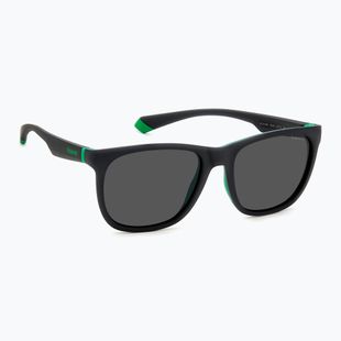 Akiniai nuo saulės Polaroid PLD 2140/S matte black green/grey polarized