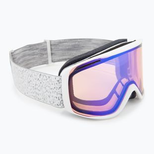 Slidinėjimo akiniai Smith Rally white chunky knit/blue sensor mirror