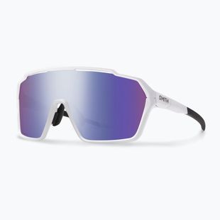 Akiniai nuo saulės Smith Shift XL MAG white/chromapop violet mirror/clear