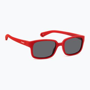 Vaikiški akiniai nuo saulės Polaroid PLD K008/S matte red/grey polarized