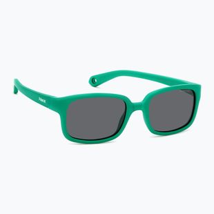 Vaikiški akiniai nuo saulės Polaroid PLD K008/S matte green/grey polarized