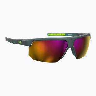 Vyriški akiniai nuo saulės Under Armour Driven/G S3 yellow teal/pink mirror