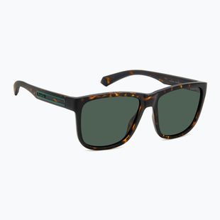 Vyriški akiniai nuo saulės Polaroid PLD 2155/S matte brown havana/green polarized