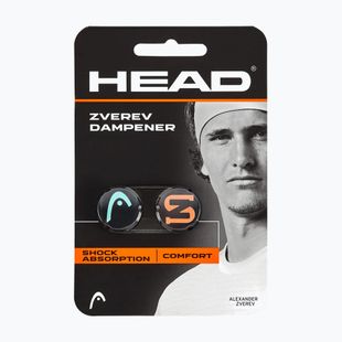 Vibracijos slopintuvai HEAD Zverev Dampener 2 pcs teal/hot lava