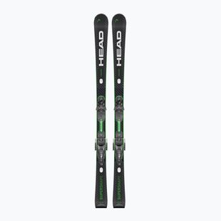Kalnų slidės HEAD Supershape e-Magnum SW BB-PR + apkaustai PRD 12 GW black/green