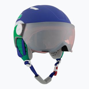 Vaikiškas slidinėjimo šalmas Head Mojo Visor Jr blue/green/silver red