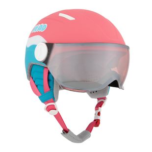 Vaikiškas slidinėjimo šalmas HEAD Maja Visor pink/blue/silver red
