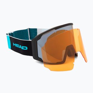 Slidinėjimo akiniai HEAD Neves Pro 5K Race chrome/rd/5k chrome/orange