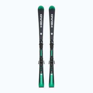 Kalnų slidės HEAD Supershape e-Magnum SW BB-PR + apkaustai PRD 12 GW black/green
