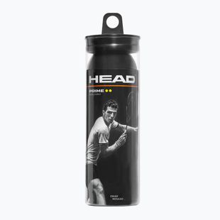 HEAD Prime skvošo kamuoliukai 3 vnt. juodi 287316