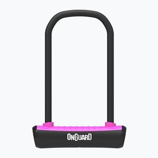Dviračio užraktas OnGuard Neon 8152PN U-Lock black/pink