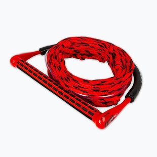 Vilkimo virvė O'Brien 4-Section Poly-E Wakeboard Rope and Handle Combo red