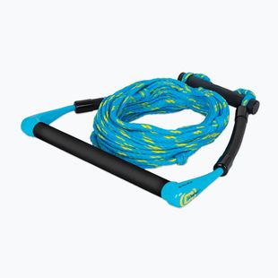 Vilkimo virvė O'Brien Kneeboard Rope and Handle cyan/yellow