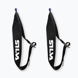 Diržai lazdoms Silva Wrist straps for Running & Trekking poles black