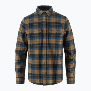 Vyriški marškiniai Fjällräven Singi Heavy Flannel dark navy/buckwheat brown