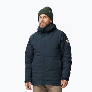 Vyriška striukė nuo lietaus Fjällräven HC Hydratic Padded Trail dark navy