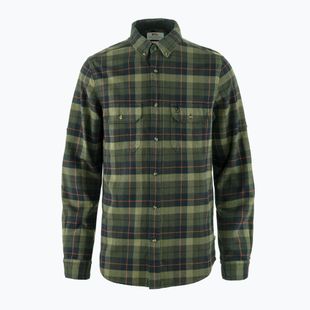 Vyriški marškiniai Fjällräven Singi Heavy Flannel black/deep forest