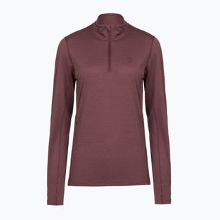 Moteriškas žygio džemperis Fjällräven Abisko Day Hike Half Zip port