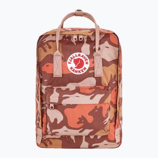 Miesto kuprinė Fjällräven Kanken Graphics Laptop 15" 18 l chalkrose/hidden animals