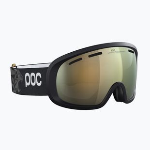 Slidinėjimo akiniai POC Fovea Mid Marco Odermatt Ed. uranium black/podium gold/sunny gold