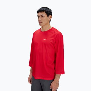 Vyriški dviračių marškinėliai POC Motion Air Jersey 3/4 prismane red