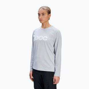 Moteriški dviračių marškinėliai ilgomis rankovėmis POC Reform Enduro Jersey granite grey