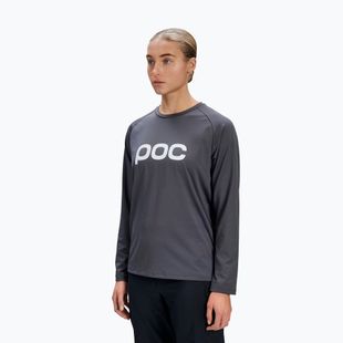 Moteriški dviračių marškinėliai ilgomis rankovėmis POC Reform Enduro Jersey sylvanite grey
