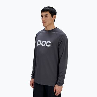 Vyriški dviračių marškinėliai ilgomis rankovėmis POC Reform Enduro Jersey sylvanite grey