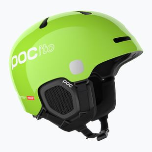 Vaikiškas slidinėjimo šalmas POC POCito Fornix MIPS fluorescent yellow/green