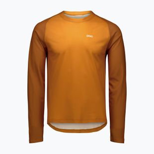 Vyriški dviračių marškinėliai ilgomis rankovėmis POC Motion Air Jersey bauxite brown