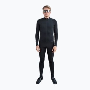 Vyriški dviračių marškinėliai su ilgomis rankovėmis POC Ambient Thermal Jersey uranium black