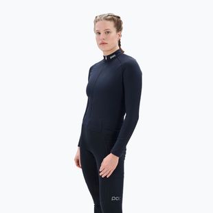 Moteriški dviračių marškinėliai ilgomis rankovėmis POC Ambient Thermal Jersey W uranium black