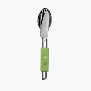 Primus Leisure Cutlery žygių stalo įrankiai žali P735441