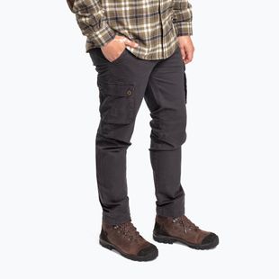 Vyriškos žygio kelnės Pinewood Värnamo Serengeti dark anthracite