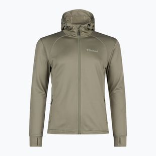 Vyriškas džemperis su gobtuvu Pinewood Finnveden Hoodie mid khaki spalvos