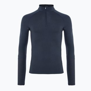 Vyriški termoaktyvūs marškinėliai ilgomis rankovėmis Peak Performance Magic Half Zip blue shadow