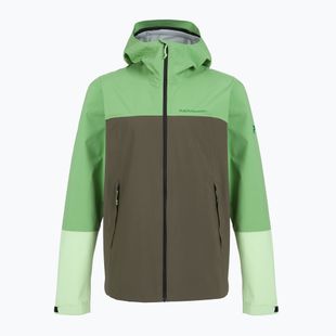 Vyriška striukė nuo lietaus Peak Performance Trail Hipe Shell Jacket peppermint/pine needle/green