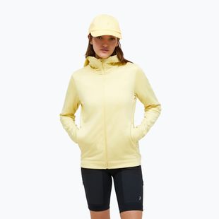 Moteriškas džemperis Peak Performance Rider Tech Zip Hood mellow yellow