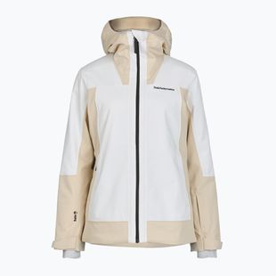 Moteriška slidinėjimo striukė Perak Performance Rider Tech Insulated smėlio rūkas/balta